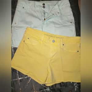 2 Pair of shorts (sold together)